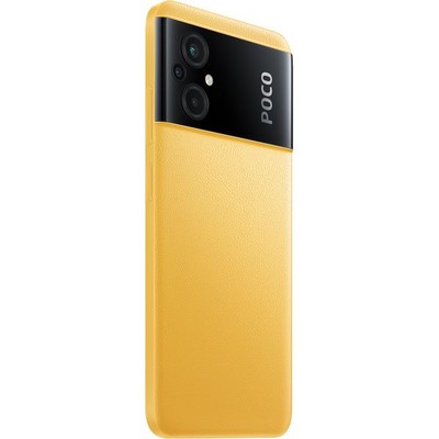 Смартфон POCO M5 4/128 ГБ, Dual nano SIM, желтый - фото 34541