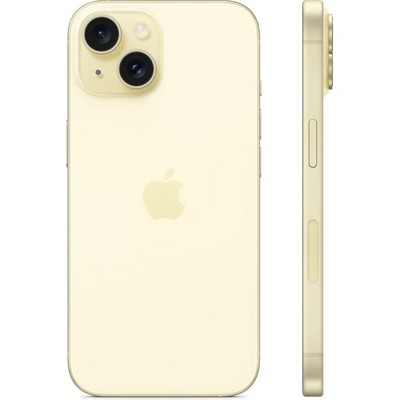 Смартфон Apple iPhone 15 512 ГБ, Dual SIM, желтый - фото 34727