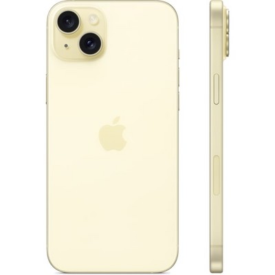 Смартфон Apple iPhone 15 Plus 256 ГБ, eSIM, желтый - фото 34779