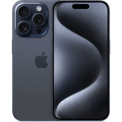 Смартфон Apple iPhone 15 Pro 512 ГБ, Dual SIM, синий титан - фото 34901