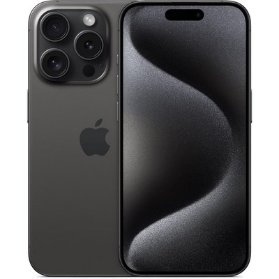 Смартфон Apple iPhone 15 Pro 512 ГБ, Dual: nano SIM + eSIM, черный титан - фото 34840