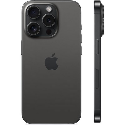 Смартфон Apple iPhone 15 Pro 256 ГБ, Dual SIM, черный титан - фото 34895