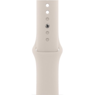 Умные часы Apple Watch Series 9, 41 мм, корпус из алюминия цвета сияющая звезда, спортивный ремешок цвета сияющая звезда - фото 35227