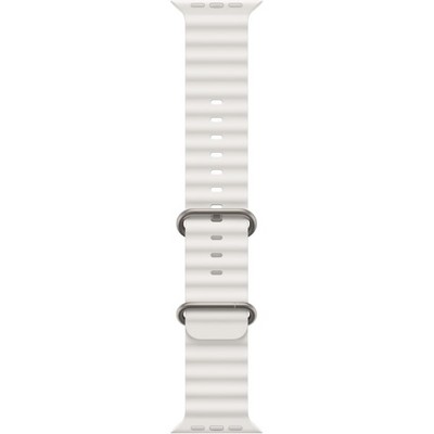 Ремешок для Apple Watch Ultra 2 49mm Ocean Band белого цвета - фото 35461