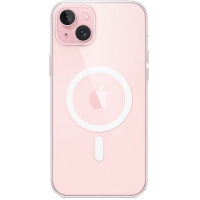 Чехол Apple iPhone 15 Plus Clear Case With MagSafe прозрачный - фото 35487 Чехол Apple iPhone 15 Plus Clear Case With MagSafe прозрачный - фото 35487