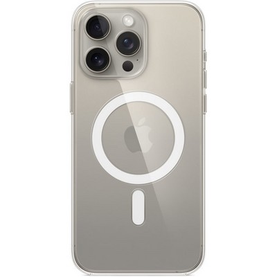 Чехол Apple iPhone 15 Pro Max Clear Case With MagSafe прозрачный - фото 35491