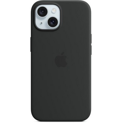 Чехол Apple iPhone 15 Silicone Case with MagSafe - Black - фото 35493