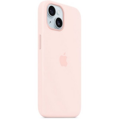 Чехол Apple iPhone 15 Silicone Case with MagSafe - Light Pink - фото 35503