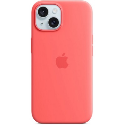 Чехол Apple iPhone 15 Silicone Case with MagSafe - Guava - фото 35505