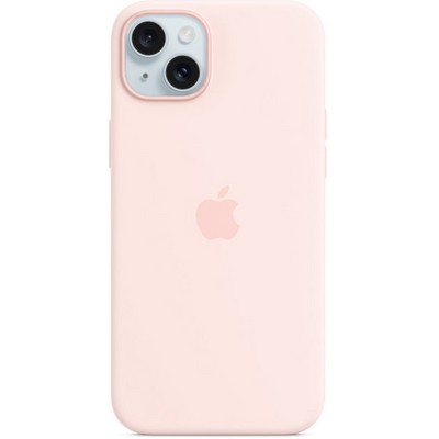 Чехол Apple iPhone 15 Plus Silicone Case with MagSafe - Light Pink - фото 35517