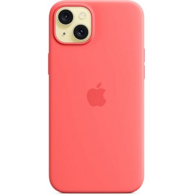 Чехол Apple iPhone 15 Plus Silicone Case with MagSafe - Guava - фото 35649