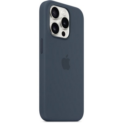 Чехол Apple iPhone 15 Pro Silicone Case with MagSafe - Storm Blue - фото 35529 Чехол Apple iPhone 15 Pro Silicone Case with MagSafe - Storm Blue - фото 35529