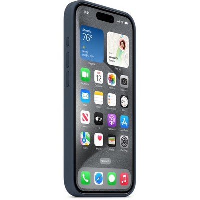 Чехол Apple iPhone 15 Pro Silicone Case with MagSafe - Storm Blue - фото 35530 Чехол Apple iPhone 15 Pro Silicone Case with MagSafe - Storm Blue - фото 35530