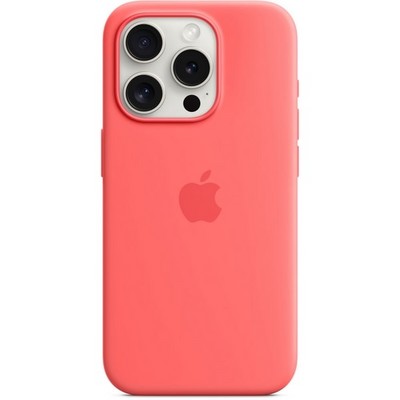 Чехол Apple iPhone 15 Pro Silicone Case with MagSafe - Guava - фото 35535