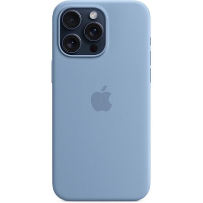 Чехол Apple iPhone 15 Pro Max Silicone Case with MagSafe - Winter Blue - фото 35570