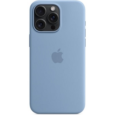 Чехол Apple iPhone 15 Pro Max Silicone Case with MagSafe - Winter Blue - фото 35673