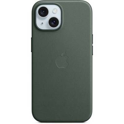 Чехол Apple iPhone 15 FineWoven Case with MagSafe - Evergreen - фото 35580