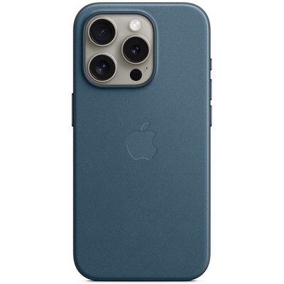 Чехол Apple iPhone 15 Pro FineWoven Case with MagSafe - Pacific Blue - фото 35601