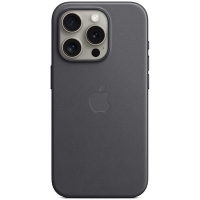 Чехол Apple iPhone 15 Pro FineWoven Case with MagSafe - Black - фото 35607
