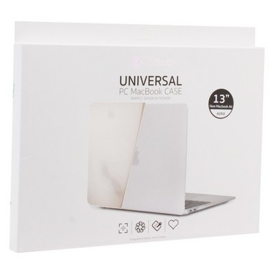 Защитный чехол-накладка COTECi MB1003-TT universal PC Case для Apple MacBook New Air 13" (A1932) Прозрачный - фото 6176