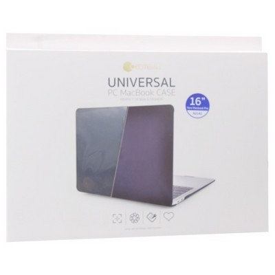 Защитный чехол-накладка COTECi MB1033-TB universal PC Case для New Macbook Pro16" Черный матовый - фото 6179