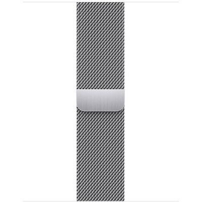 Браслет Apple Milanese Loop для Apple Watch, серебристый - фото 35807