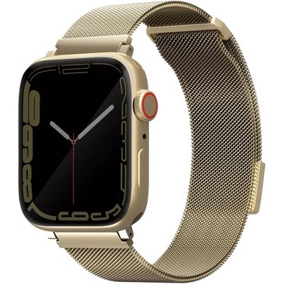 Браслет Uniq Dante Milanese Loop для Apple Watch, Gold - фото 35814