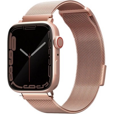 Браслет Uniq Dante Milanese Loop для Apple Watch, Rose Gold - фото 35815