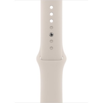 Умные часы Apple Watch SE 2023 GPS, 44 мм, корпус из алюминия цвета сияющая звезда, спортивный ремешок цвета сияющая звезда - фото 35902