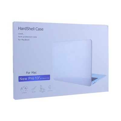 Защитный чехол-накладка HardShell Case для Apple MacBook Pro 13" (2011г.) A1278 матовая прозрачная - фото 6196