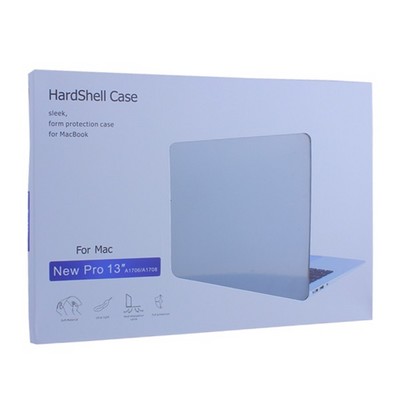 Защитный чехол-накладка HardShell Case для Apple MacBook Pro 13" (2011г.) A1278 матовая черная - фото 6197