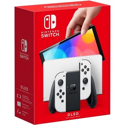 Игровая консоль Nintendo Switch OLED 64GB White - фото 36272