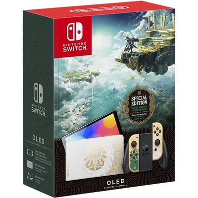 Игровая консоль Nintendo Switch OLED 64GB The Legend of Zelda: Tears of the Kingdom Edition - фото 36287