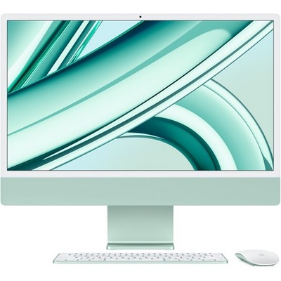 Моноблок Apple iMac 24" Retina 4,5K 2023 (Apple M3, 10-Core GPU, 8 Гб, 512 Гб SSD) MQRP3, зеленый - фото 36654