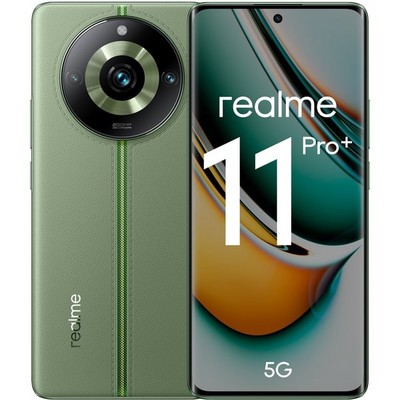 Смартфон realme 11 Pro+ 8/256 ГБ 5G, зеленый - фото 36823