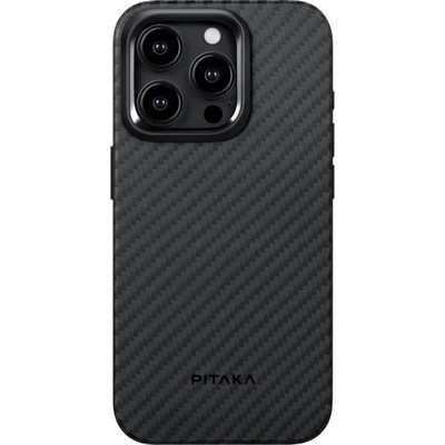 Чехол Pitaka MagEZ Case Pro 4 для iPhone 15 Pro 600D Black/Grey - фото 37648