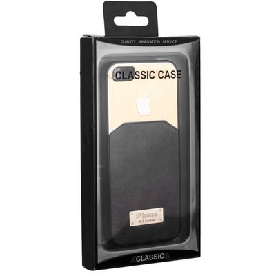 Чехол-накладка с яблоком для iPhone SE/ 5S/ 5 темно-серая - фото 6270