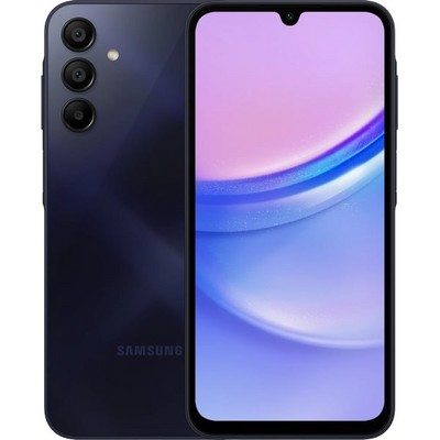 Смартфон Samsung Galaxy A15 4G 8/256 ГБ, Dual nano SIM, темно-синий - фото 38418