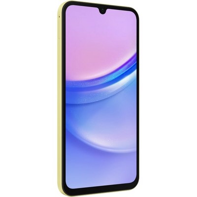 Смартфон Samsung Galaxy A15 4G 6/128 ГБ, Dual nano SIM, желтый - фото 38407