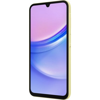 Смартфон Samsung Galaxy A15 4G 6/128 ГБ, Dual nano SIM, желтый - фото 38408