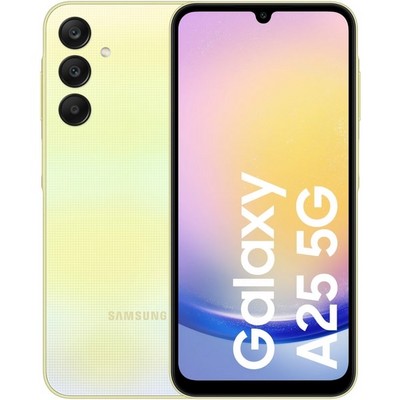 Смартфон Samsung Galaxy A25 5G 6/128 ГБ, Dual nano SIM, желтый - фото 38472