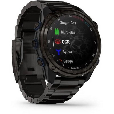 Умные часы Garmin Descent Mk3i 51мм Titanium Band Black 010-02752-14 - фото 38958