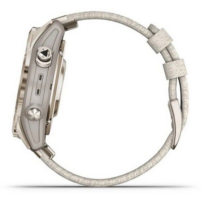 Умные часы Garmin epix Pro (Gen 2) Sapphire Edition 42 mm Soft Gold Nylon 010-02802-20 - фото 38979