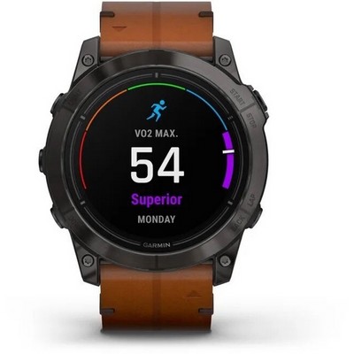 Умные часы Garmin epix Pro (Gen 2) Sapphire Edition 51 mm Carbon Grey Brown 010-02804-30 - фото 38816