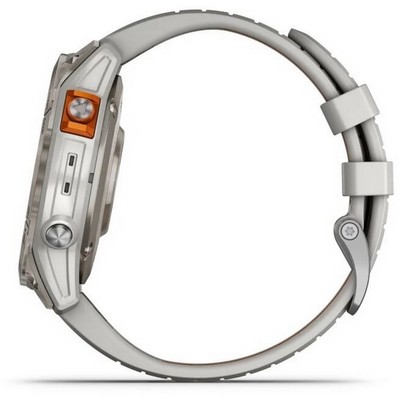 Умные часы Garmin Fenix 7 Pro Sapphire Solar Fog Gray Orange 010-02777-21 - фото 39024