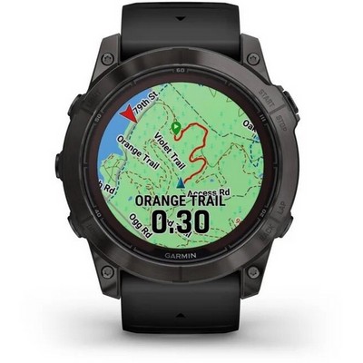 Умные часы Garmin Fenix 7X Pro Sapphire Solar Carbon Grey 010-02778-11 - фото 39056