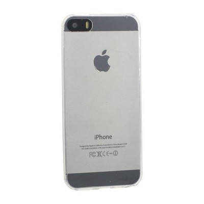 Чехол силиконовый для iPhone SE/ 5S/ 5 уплотненный прозрачный - фото 6329