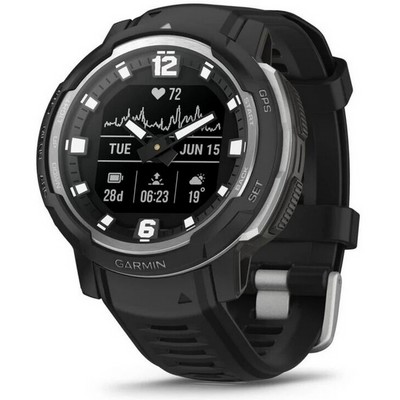 Умные часы Garmin Instinct Crossover Standard Edition Black 010-02730-03 - фото 38879