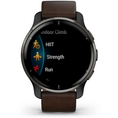 Умные часы Garmin Venu 2 Plus Black Brown 010-02496-15 - фото 39195