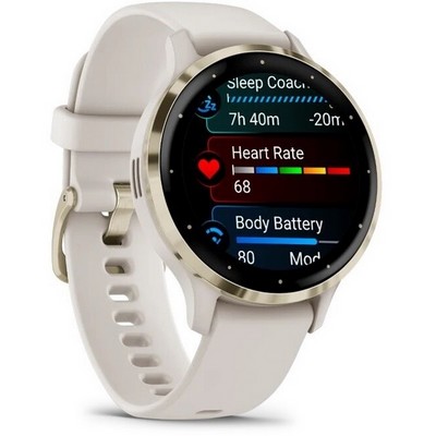 Умные часы Garmin Venu 3S Soft Gold Ivory 010-02785-04 - фото 38909